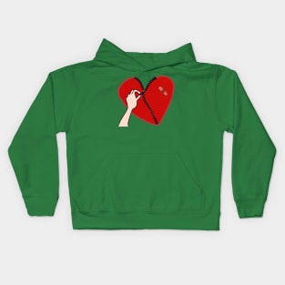 Open heart Kids Hoodie